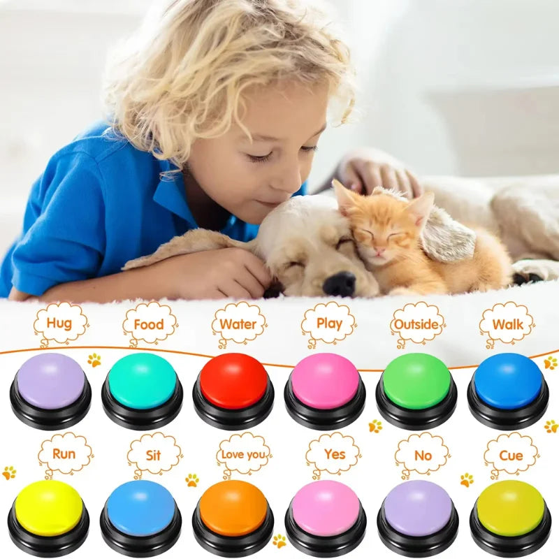 Interactive Pet Training Buttons