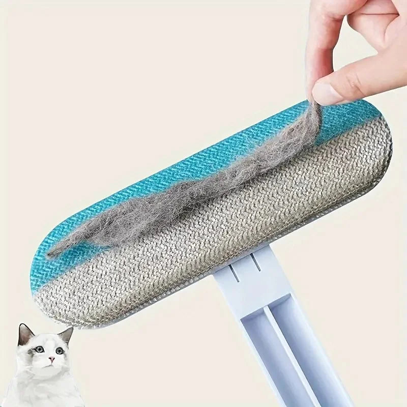 Long-Handle Pet Hair Removal Brush