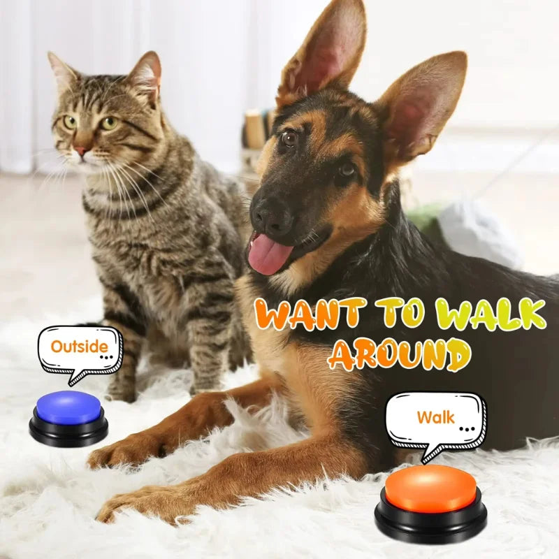 Interactive Pet Training Buttons